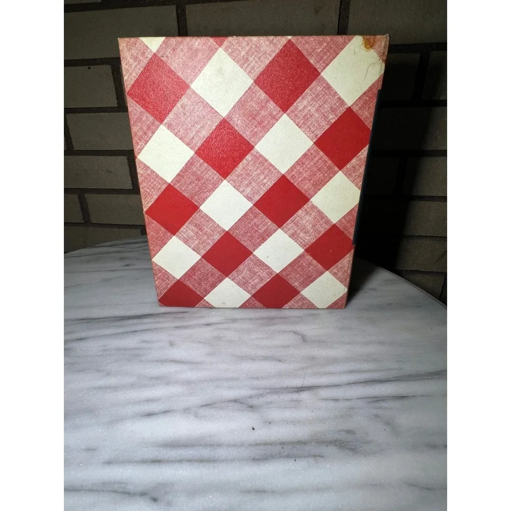 Better Homes and Gardens New‎ Cook Book Vintage Gingham Plaid 5-Ring Binder